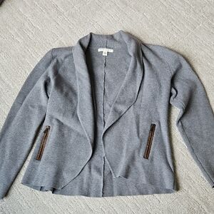 Banana Republic Gray Sweater Blazer